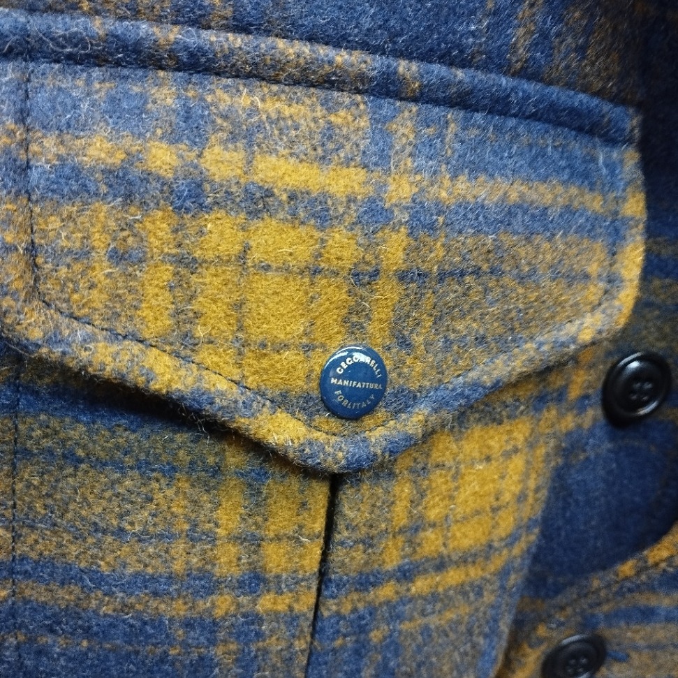 Giacca in panno grosso Casentino - Imbottitura in pura lana 
