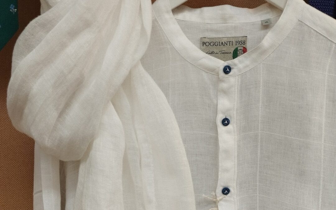 White linen – Poggianti 1958 italianshirt whitelinen