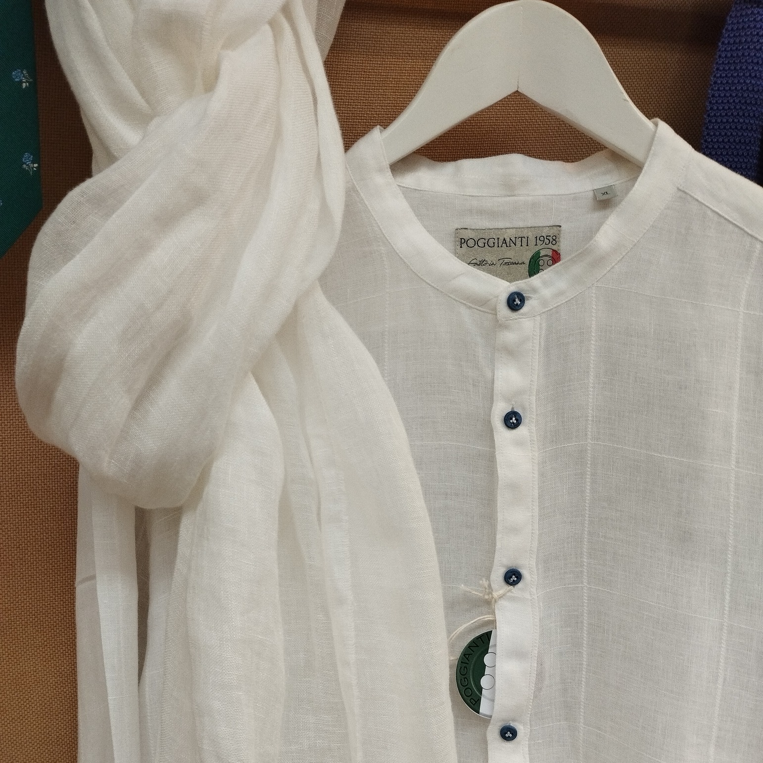White linen - Poggianti 1958 italianshirt whitelinen White linen - Poggianti 1958 italianshirt whitelinen