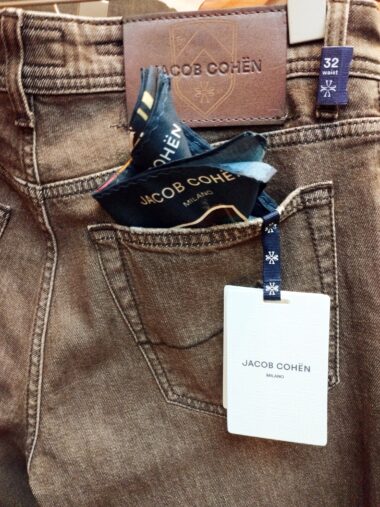 Pantalone Jacob Cohen Denim Marrone